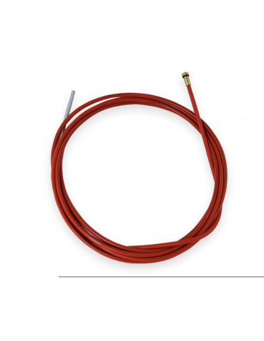 Prowadnik drutu stalowy powlekany fi 1,2 3,4m (czerwony)
