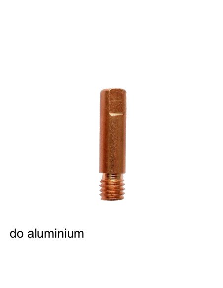 Końcówka prądowa MB-15 M6x25mm E-Cu do aluminium 1,2 mm