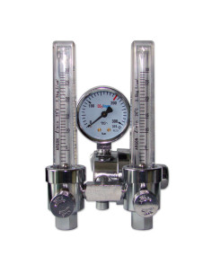 Reduktor  Ar/CO2 z dwoma rotametrami RBR2-Ar/CO2