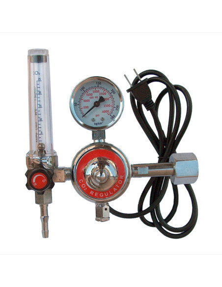 Reduktor CO2 z rotametrem i podgrzewaczem CH-258 AC 24V