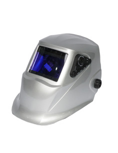 Przyłbica Automatyczna TURBO 818E SREBRNY METALIK 4 czujniki 2