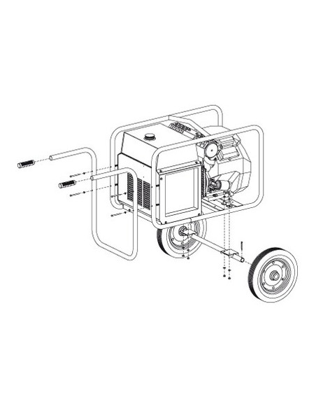 Podwozie kołowe ręczne CTM 10
