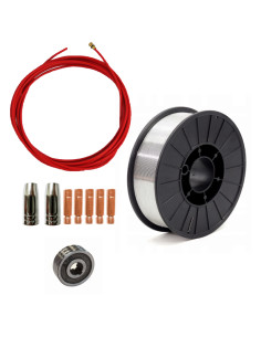 Drut aluminiowy-2kg prowadnik teflonowy rolka alum