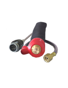 Uchwyt ręczny ProTIG 26, 6m (1m skóra), mikrowyłącznik 2B, przyłącze  EWM SK34, 1/4G 5 pol 2