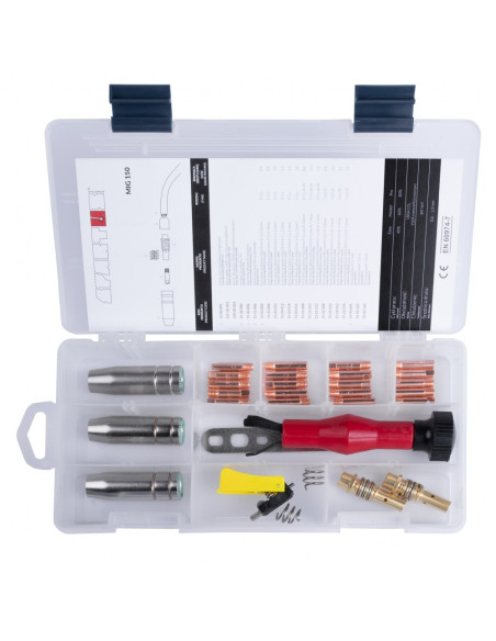 Pudełko z częsciami do uchwytów MIG15