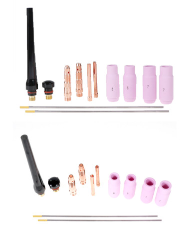 Uchwyt spawalniczy TIG LIFT 17V ZAWOREK+butla Ar