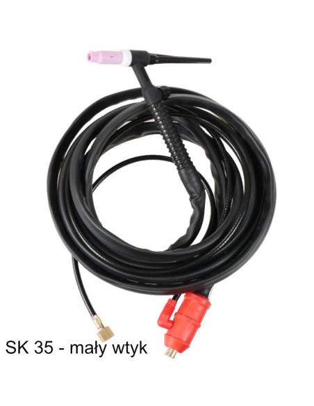 Uchwyt spawalniczy TIG LIFT 17V ZAWOREK+butla Ar