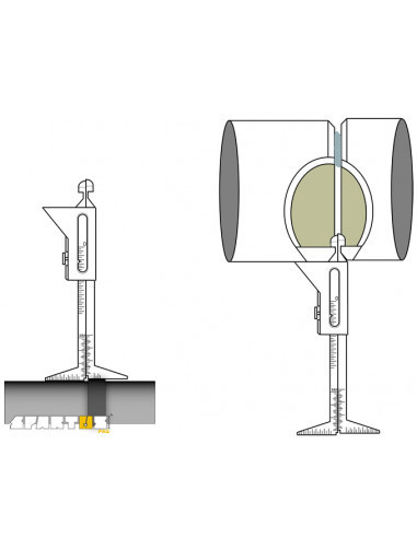 GÅÄbokoÅciomierz suwmiarkowy