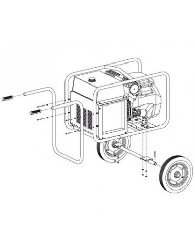 Podwozie kołowe ręczne CTM 10