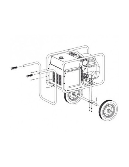 Podwozie kołowe ręczne CTM 10