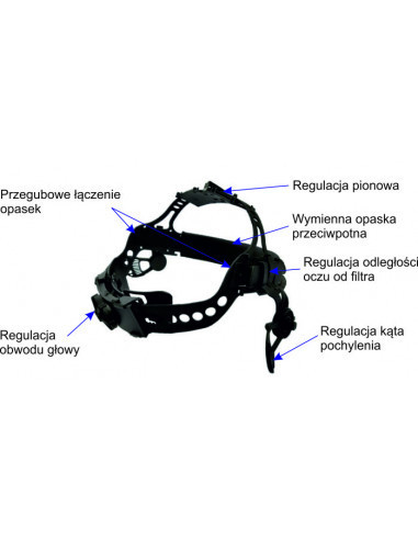 Przyłbica automatyczna Sherman V4 czarna