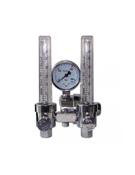 Reduktor  Ar/CO2 z dwoma rotametrami RBR2-Ar/CO2