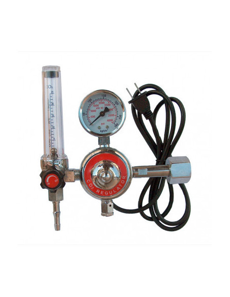 Reduktor CO2 z rotametrem i podgrzewaczem CH-258 AC 24V