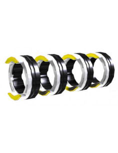 Rolki EWM AL 4R 0.8 MM/0.03 INCH WHITE/YELLOW 2