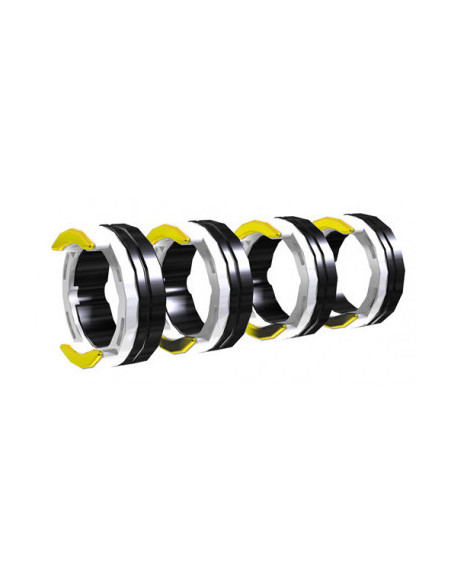 Rolki EWM AL 4R 0.8 MM/0.03 INCH WHITE/YELLOW