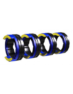 Rolki EWM AL 4R 1.0 MM/0.04 INCH BLUE/YELLOW 2