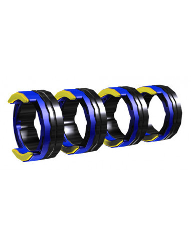 Rolki EWM AL 4R 1.0 MM/0.04 INCH BLUE/YELLOW
