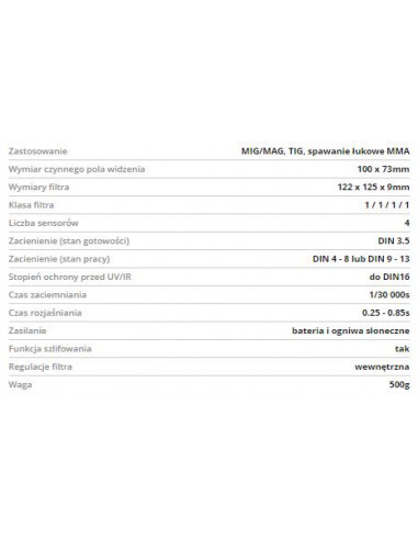 Przyłbica samościemniająca SPARTUS® PRO 401X