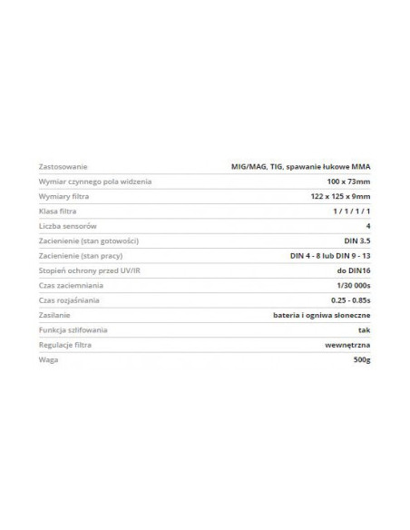 Przyłbica samościemniająca SPARTUS® PRO 401X