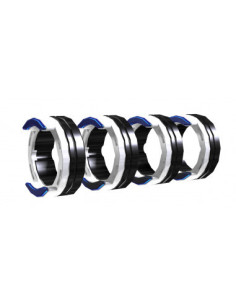 Rolki EWM FE 4R 0.8-1.0MM / BLUE/WHITE 2