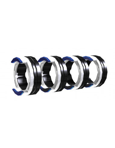 Rolki EWM FE 4R 0.8-1.0MM / BLUE/WHITE
