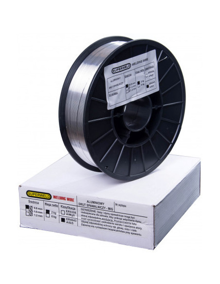 Drut do spawania aluminium AlSi5 ER4043 fi 0.8 szpula D200 2kg