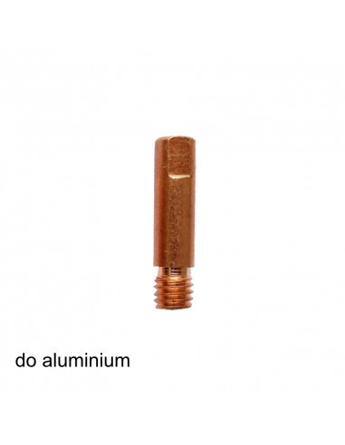 Końcówka prądowa MB-15 M6x25mm E-Cu do aluminium 1,0 mm