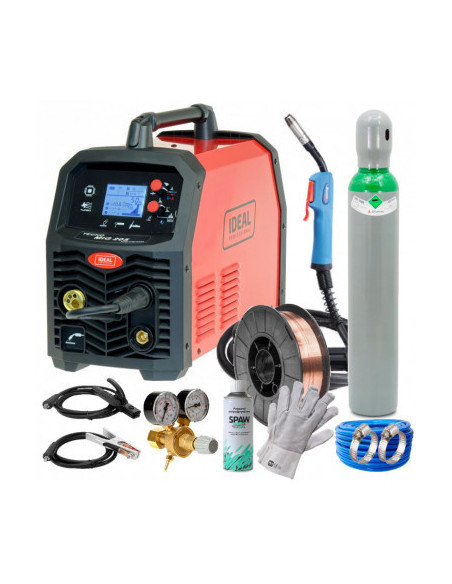Migomat Tecnomig 205 LCD MIG/TIG/MMA SYNERGIC IDEAL