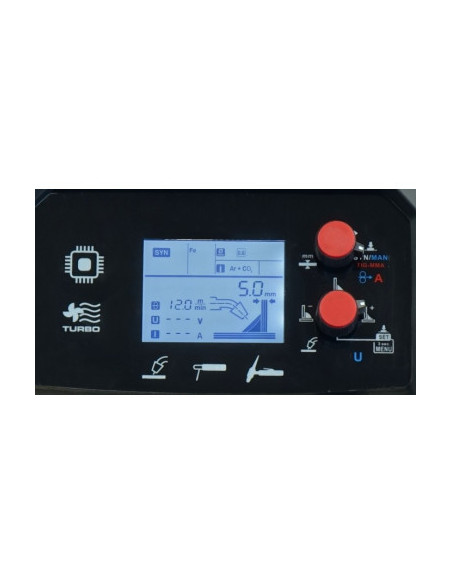 Migomat Tecnomig 205 LCD MIG/TIG/MMA SYNERGIC IDEAL