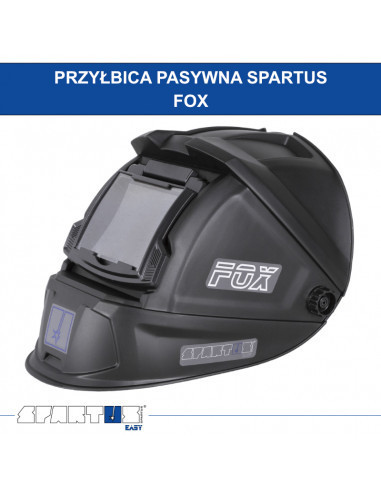 Przyłbica z klapką Spartus Easy FOX- zestaw z szybkami