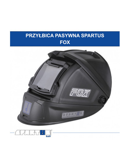 Przyłbica z klapką Spartus Easy FOX- zestaw z szybkami