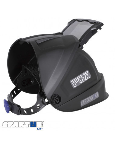 Przyłbica z klapką Spartus Easy FOX- zestaw z szybkami