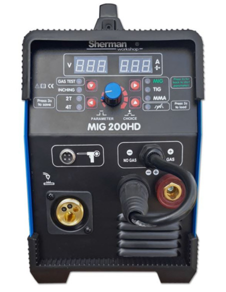 Migomat Sherman MIG 200HD synergiczny