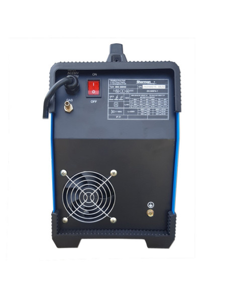 Migomat Sherman MIG 200HD synergiczny