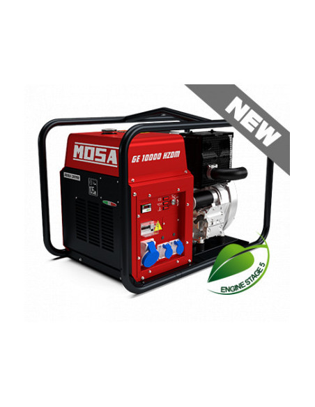 Agregat prądotwórczy jednofazowy MOSA GE 10000 HZDM