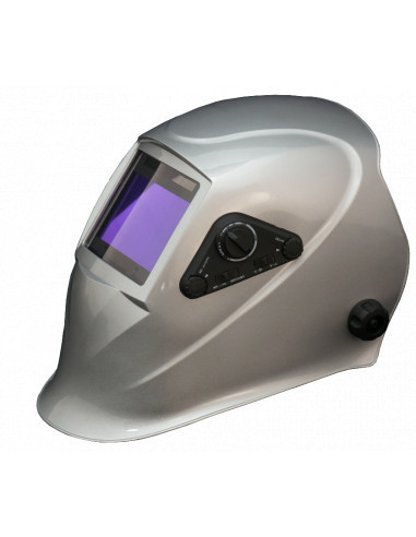 Przyłbica Automatyczna TURBO 818E SREBRNY METALIK 4 czujniki