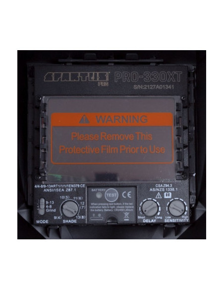 Przyłbica SPARTUS Pro 330XT (filtr true color)