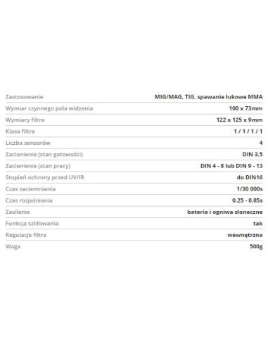 Przyłbica samościemniająca SPARTUS® PRO 401X + GRATIS