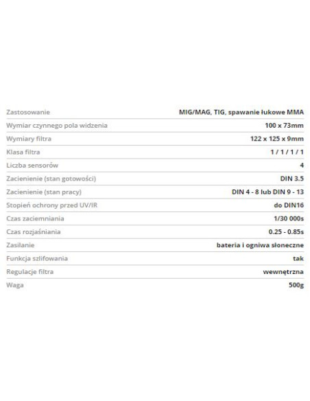 Przyłbica samościemniająca SPARTUS® PRO 401X + GRATIS