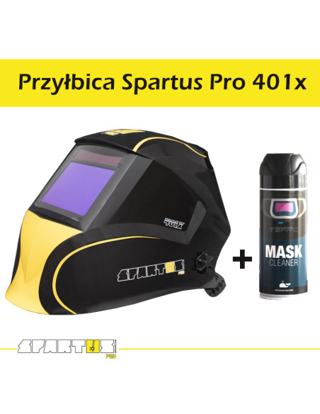 Przyłbica samościemniająca SPARTUS® PRO 401X + GRATIS