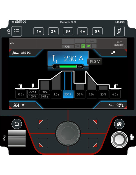 Tetrix XQ 500 puls AC/DC W Expert 3.0 5P R1 5m
