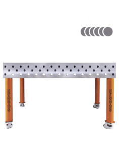 HERMES 3D 1500 x 1000 x 200 [4 nogi z kółkami L620] 2