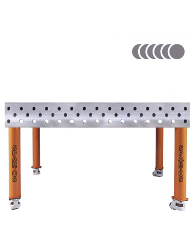 HERMES 3D 1500 x 1000 x 200 [4 nogi z kółkami L620]