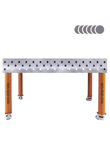 HERMES 3D 1500 x 1000 x 200 [4 nogi z kółkami L620]