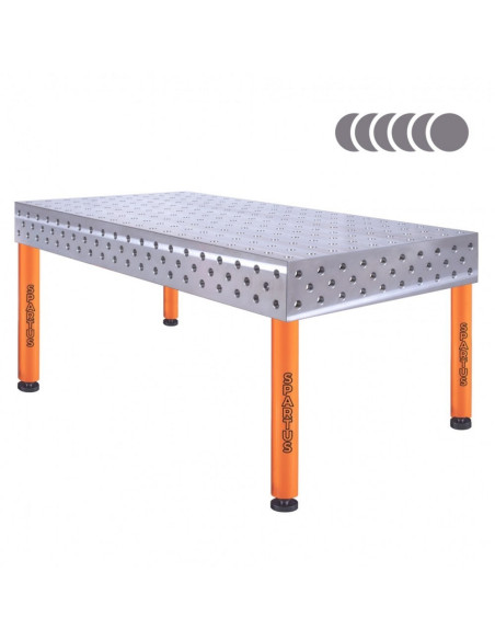 HERMES 3D 2000 x 1000 x 200 [4 nogi ze stopami L620]