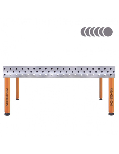 HERMES 3D 2000 x 1000 x 200 [4 nogi ze stopami L620]