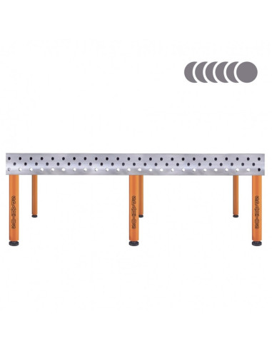 HERMES 3D 2400 x 1200 x 200 [6 nóg ze stopami L620]