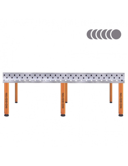 HERMES 3D 2400 x 1200 x 200 [6 nóg ze stopami L620]