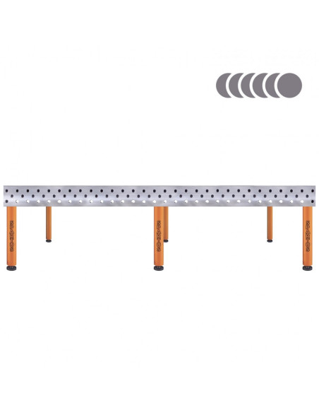 HERMES 3D 3000 x 1500 x 200 [6 nóg ze stopami L620]