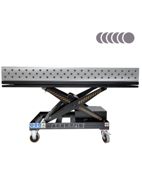 HERMES 3D stół spawalniczy 2000 x 1000  (na podnośniku elektrohydraulicznym)